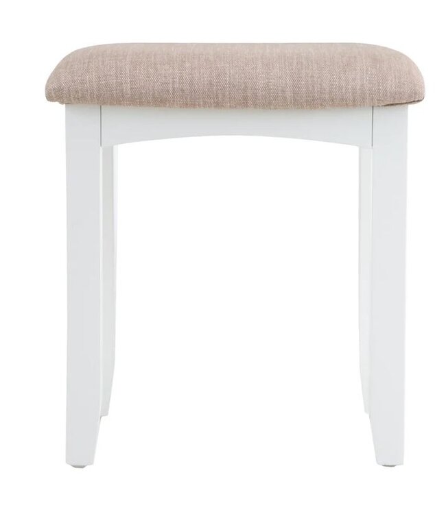 Kettle Home White Painted Dressing Stool