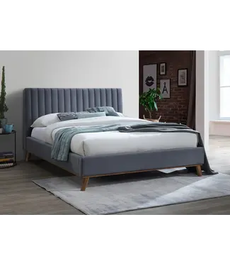 Time Living Albany Fabric & Wood Bed