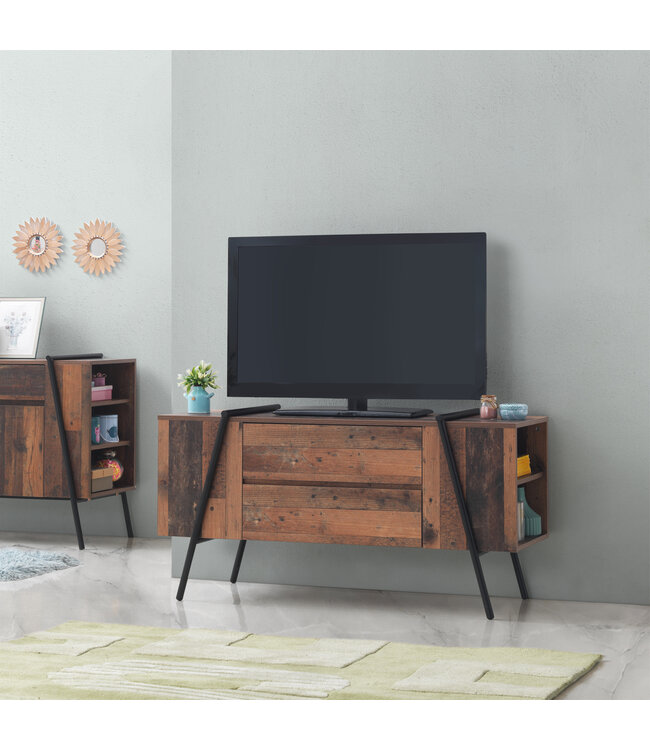 Timber Art Design Abbey TV Cabinet With Drawers