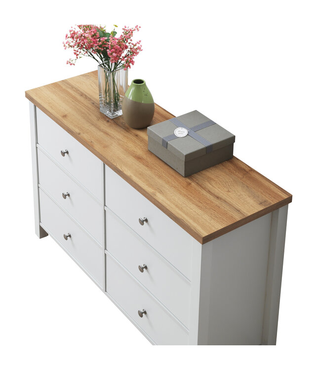 Timber Art Design Astbury 6 Drawer Chest