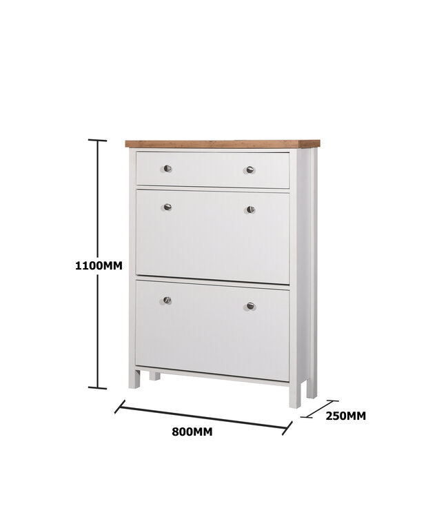 Timber Art Design  Astbury 3 Shoe Cabinet