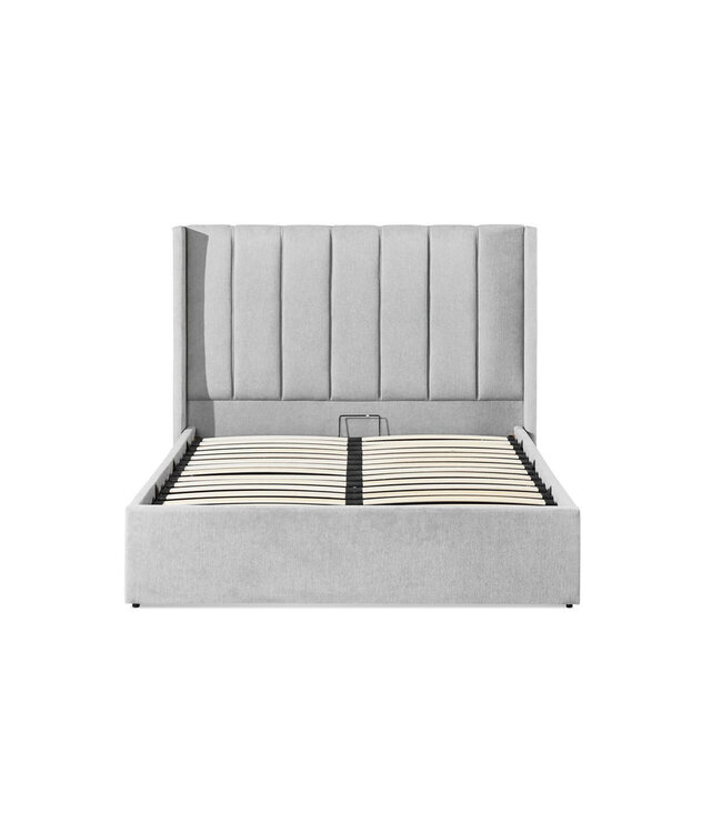 Amber Fabric Bed With Storage