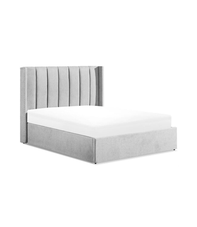 Amber Fabric Bed With Storage