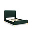 Naia Green Fabric Bed