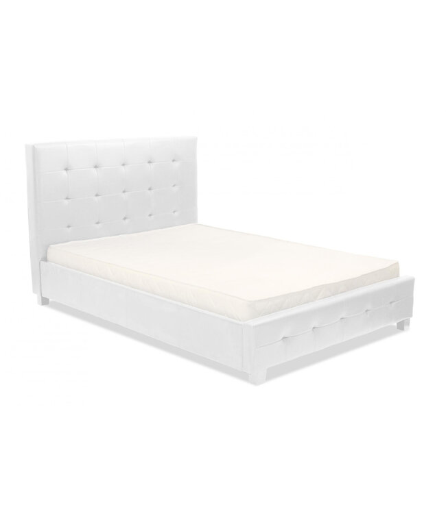 Heartlands Furniture Lattice Leather Bed