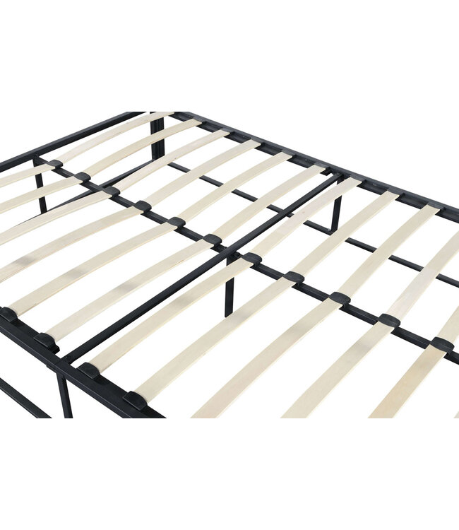 Birlea Black Metal Four Poster Bed