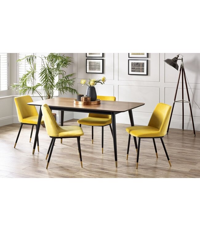 Julian Bowen Findlay Rectangular Table & 4 Dining Chairs