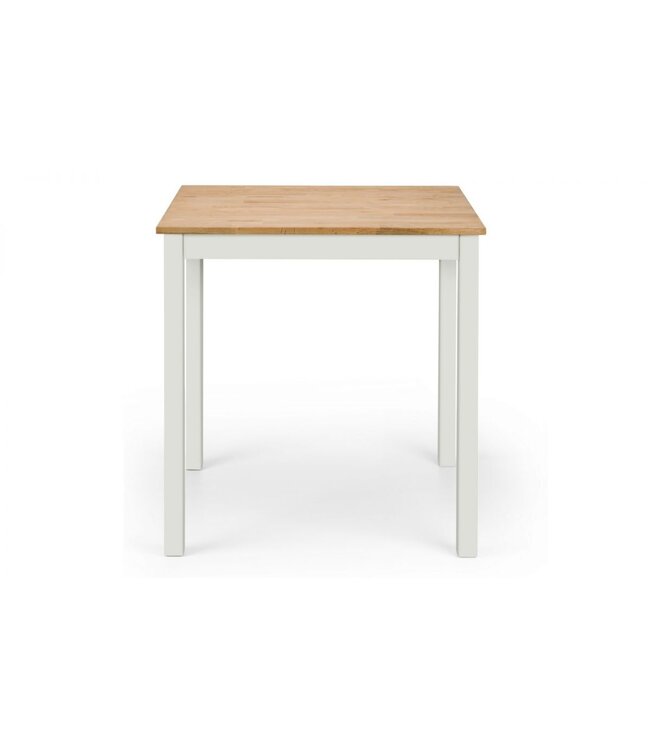 Julian Bowen Coxmoor Ivory & Oak Square Dining Set
