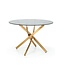 Julian Bowen Montero Round Table & 4 Delaunay Chairs