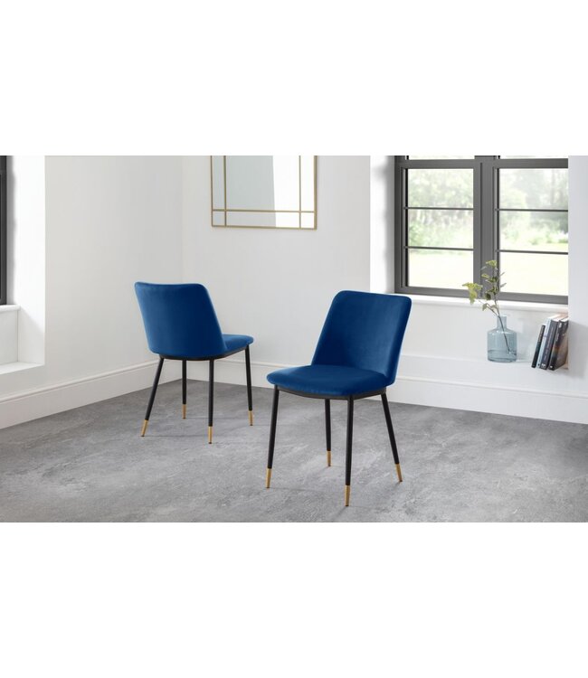 Julian Bowen Montero Round Table & 4 Delaunay Chairs