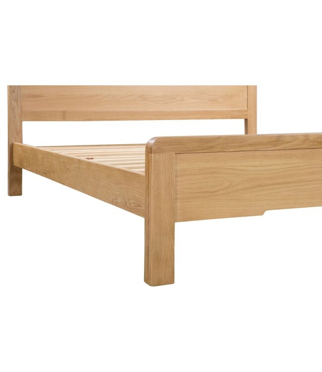 Julian Bowen Curve Oak Bed