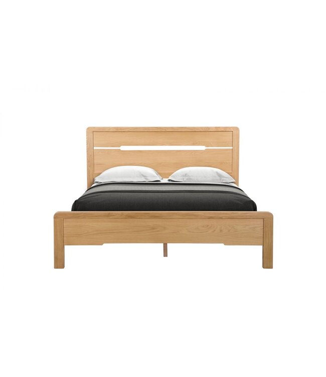 Julian Bowen Curve Oak Bed