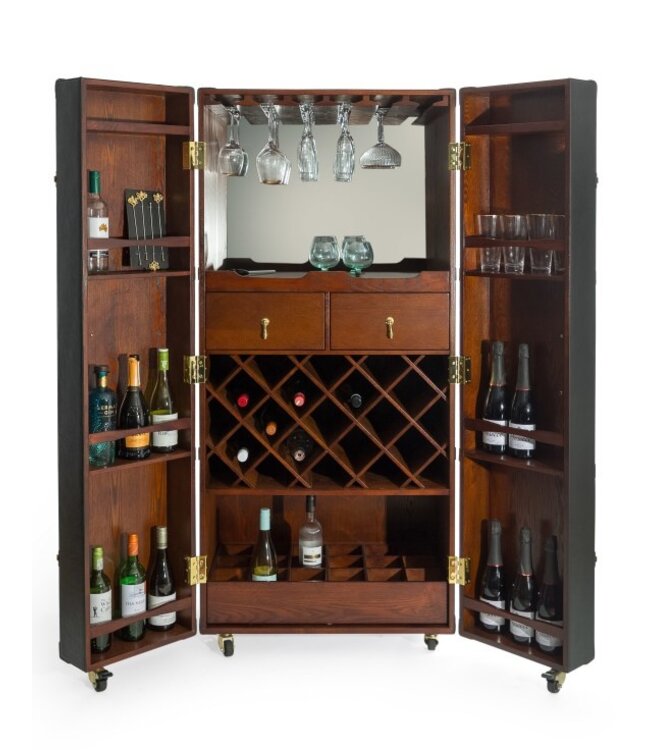 McGowan & Rutherford Soho Steamer Extra Large Bar Cabinet