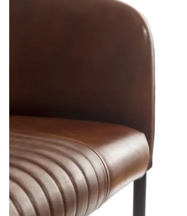 McGowan & Rutherford Industrial Vintage Leather Sofa