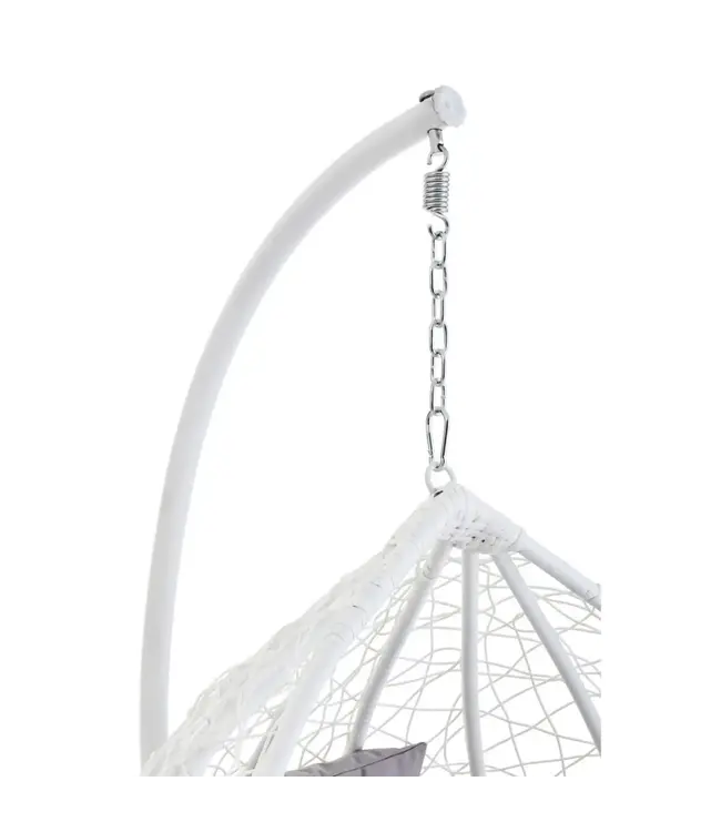 Goa White Hanging Egg Chair