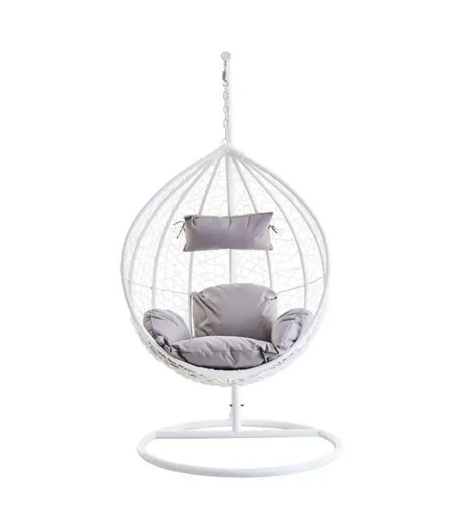 Goa White Hanging Egg Chair