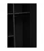 Interiors By Premier Two Door Black Metal Wardrobe