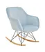 Interiors By Premier Stockholm Velvet Rocking Chair