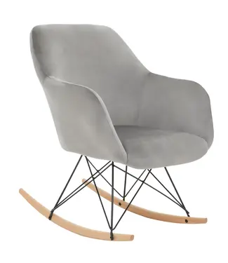 Interiors By Premier Stockholm Velvet Rocking Chair