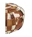 Patchwork Multicolour Leather Pouffe