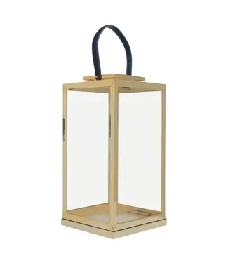 Fifty Five South Herber Large or Small Gold Lantern