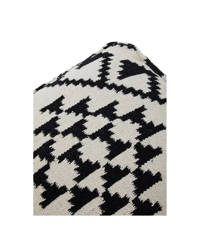 Cefena Square Patterned Footstool