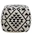 Fifty Five South Cefena Square Patterned Footstool