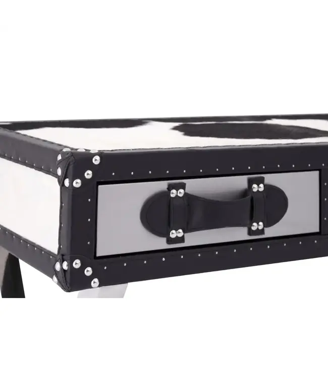 Genuine Cowhide Console Table