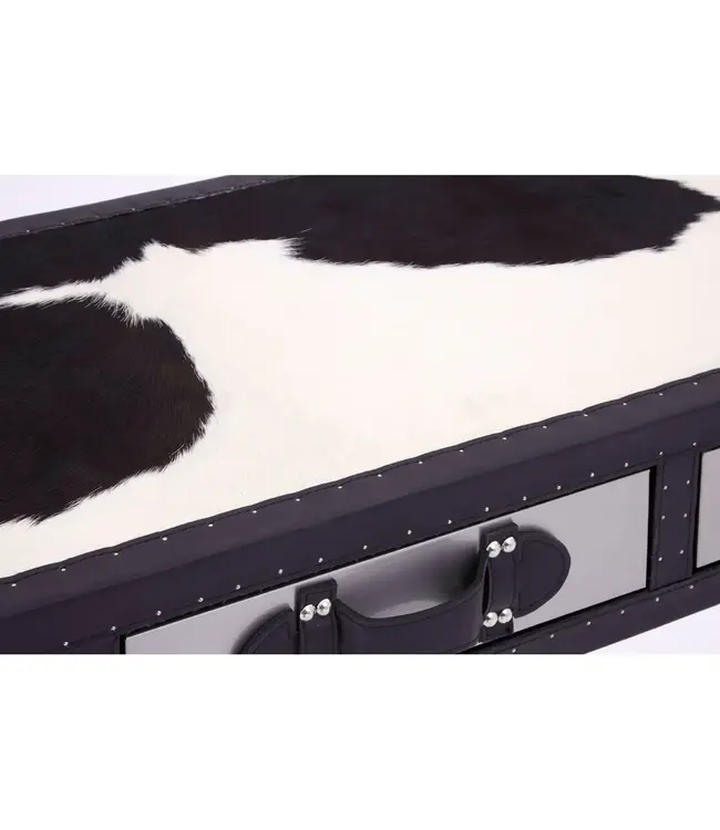 Genuine Cowhide Console Table