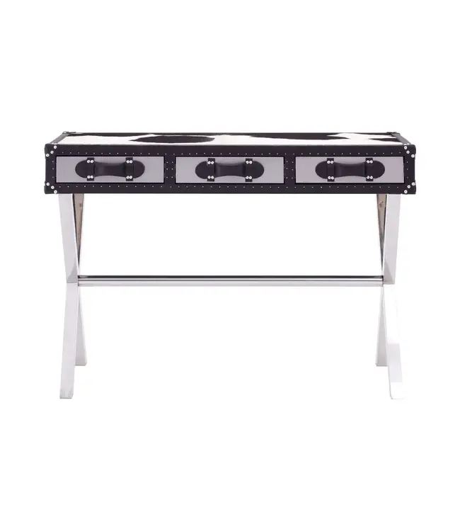 Genuine Cowhide Console Table