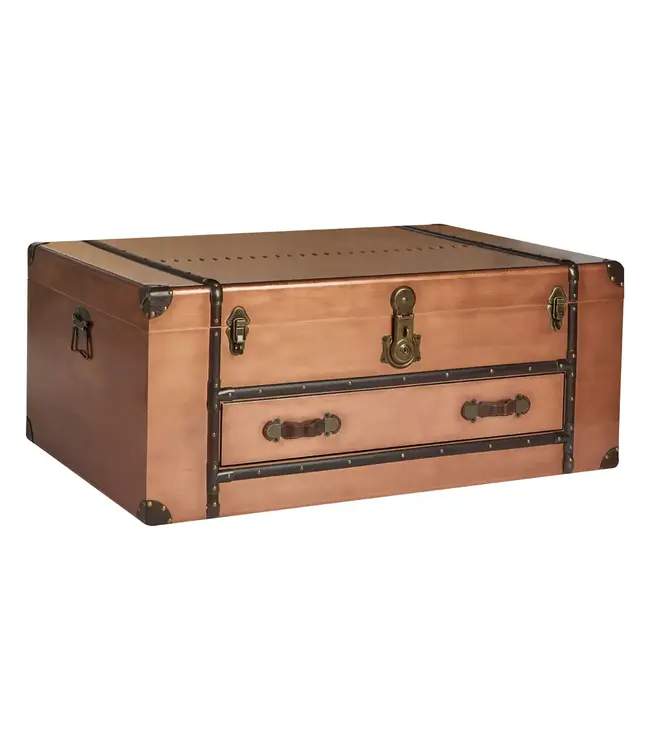 Fifty Five South Warm Copper Finish Trunk