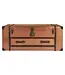 Fifty Five South Warm Copper Finish Trunk