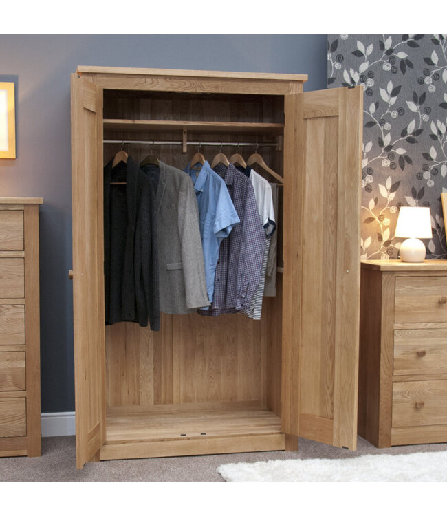Homestyle GB Torino Oak Double Wardrobe