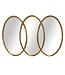 Gold Triple Oval Mirror