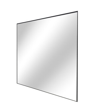 Square Iron Framed Mirror