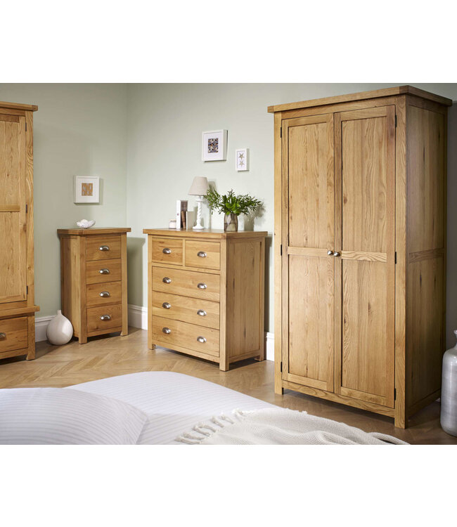 Birlea Woburn Oak 2 Door Wardrobe
