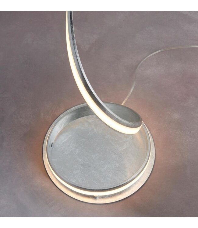 Aria LED Floor Lamp Silver