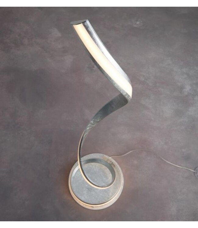 Aria LED Floor Lamp Silver