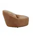 Fifty Five South Hoxton Light Brown Leather Chair