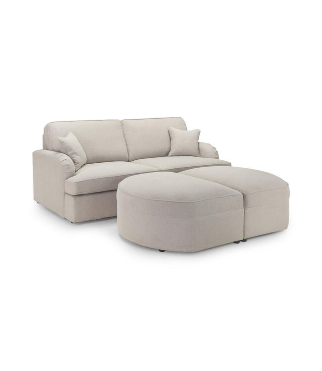 Erin Beige 3 Seater Sofa Bed