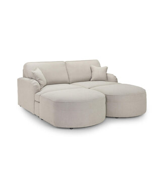 Beige 3 Seater Sofa Bed