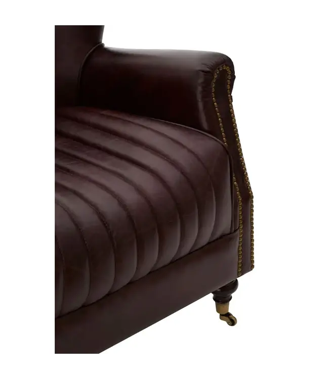 Victor Coffee Leather Chair