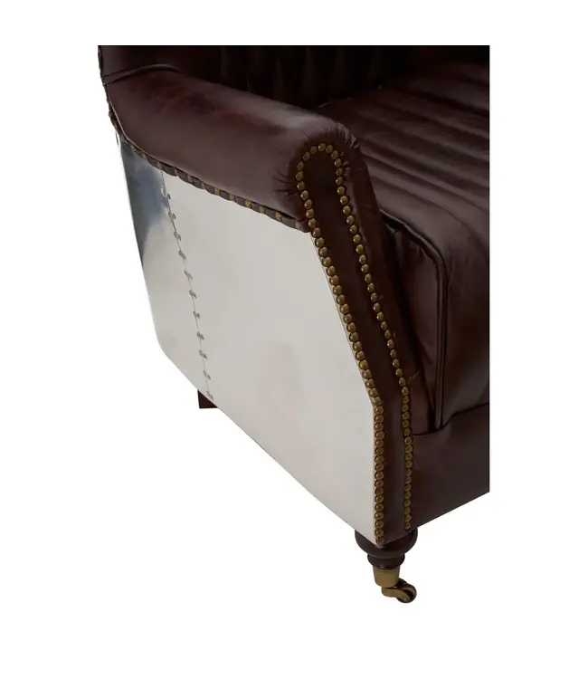 Victor Coffee Leather Chair