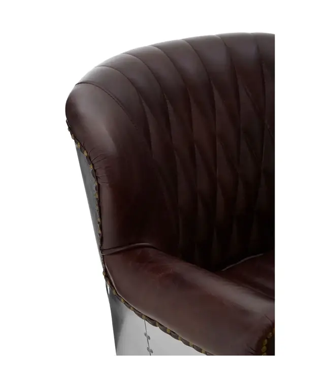 Victor Coffee Leather Chair
