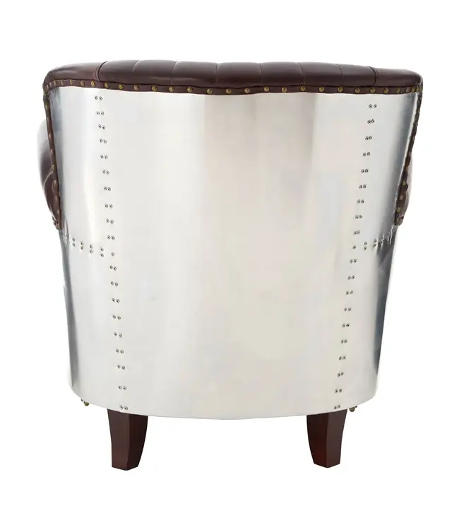 Victor Coffee Leather Chair