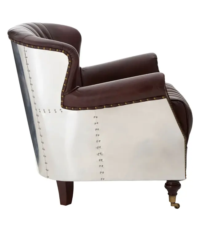 Victor Coffee Leather Chair