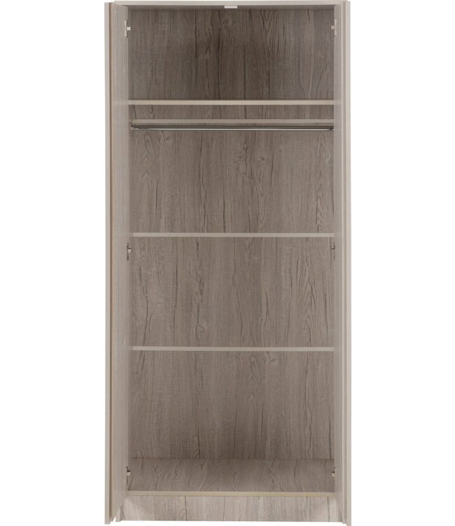 Seconique Malvern 2 Door Wardrobe Bedroom Set