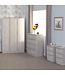 Seconique Malvern 3 Door Wardrobe Bedroom Set