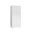 Timber Art Design Monaco White 2 Door Wardrobe