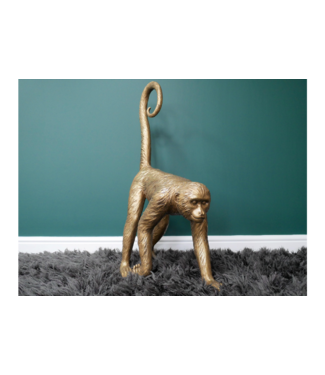 Gold Monkey Ornament